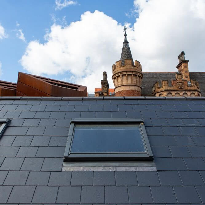 Roof strengthening and renewal, Grape Street